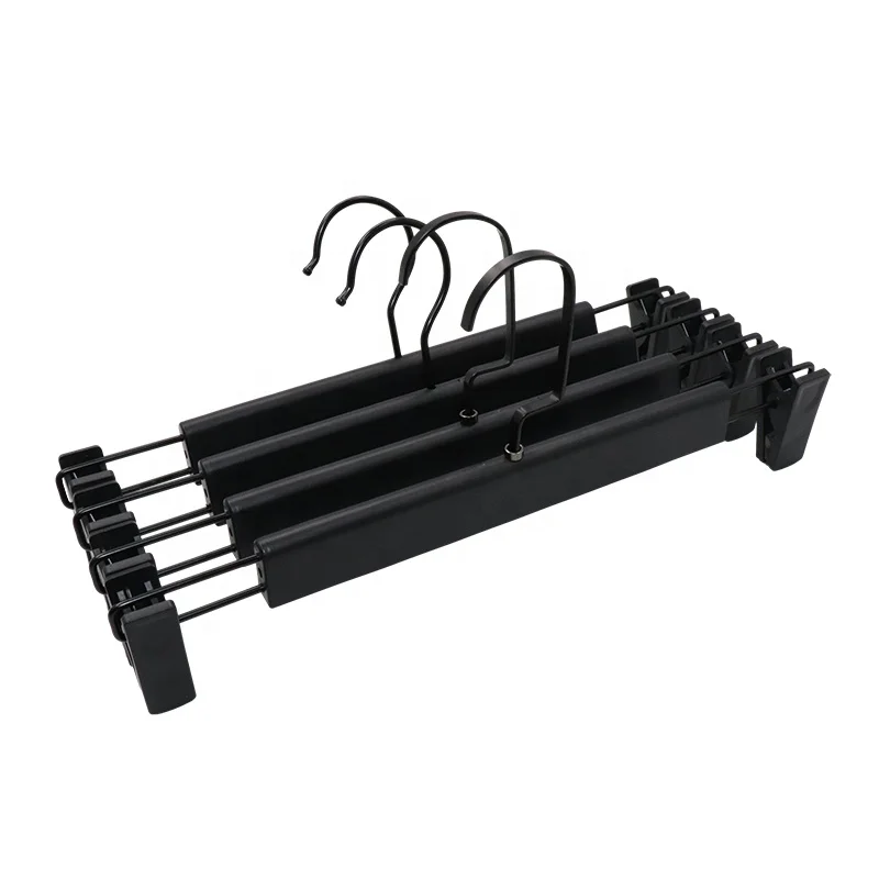 Fashionable plastic hangers available for clothing stores can also be used for headbands and bags