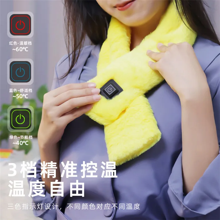 Factory Supply Guaranteed Quality Women Heated Scarf Neck Mini Heated Neck Wrap Winter USB Heated Neck Warmer Scarf