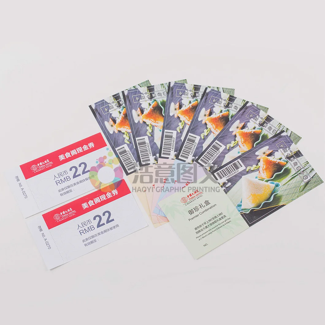 Wholesale Custom Gift Card Tickets  Disposable Birthday Surprise Events Christmas Gift Certificate Event Concert