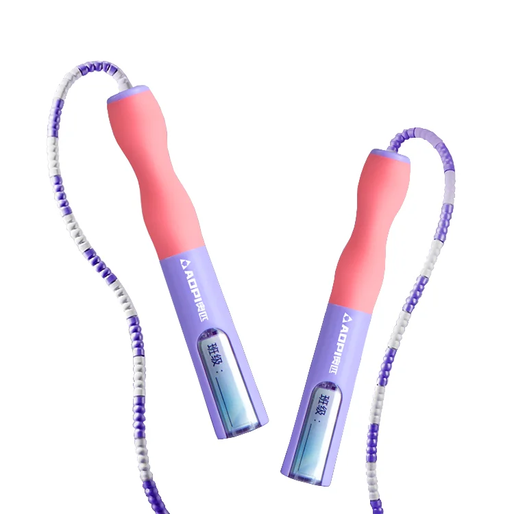 TPE PVC materials lightweight bamboo jump rope fancy bamboo joint skip entertainment rope jump rope