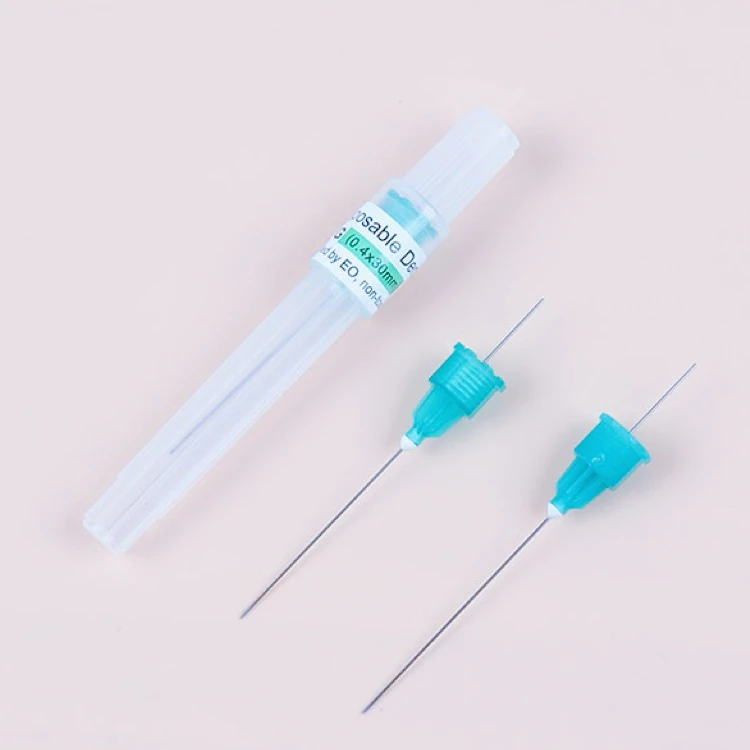 High quality disposable sterile 27G 30G dental irrigation anesthesia needle