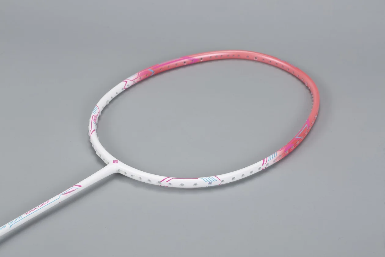 High Intension Super Flexibility Badminton Racket Ultra Elastic  Carbon Fiber Price 22-32 Lbs 4u