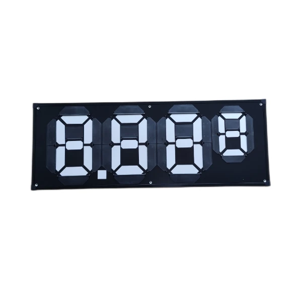 Reflective Gas Station Price Flip Signs Magnetic Digits Flip Board magnetic Caution Board