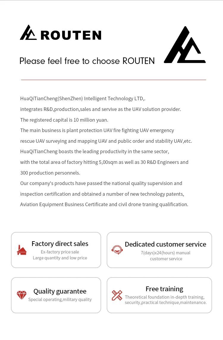 large fire extinguishing drone