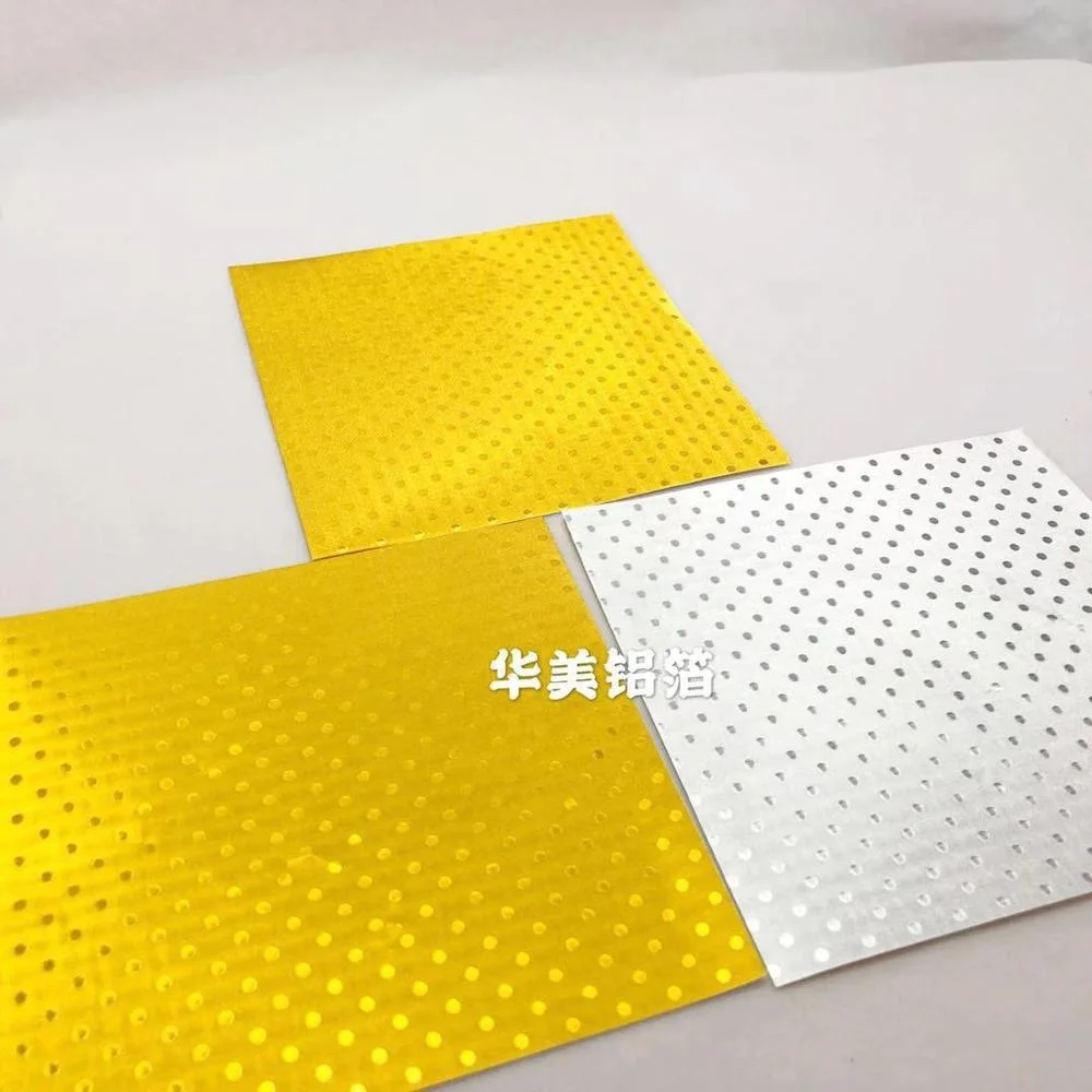 
Customized printed Gold aluminum foil paper for chocolate tea cake mooncake printing sheet for food packaging 
