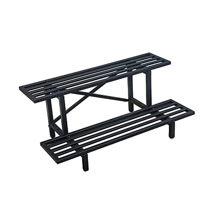 Plant Stand 2 Tier Flower Pot High Quality Metal Durable Stable Rack Display for Home Garden Decoration