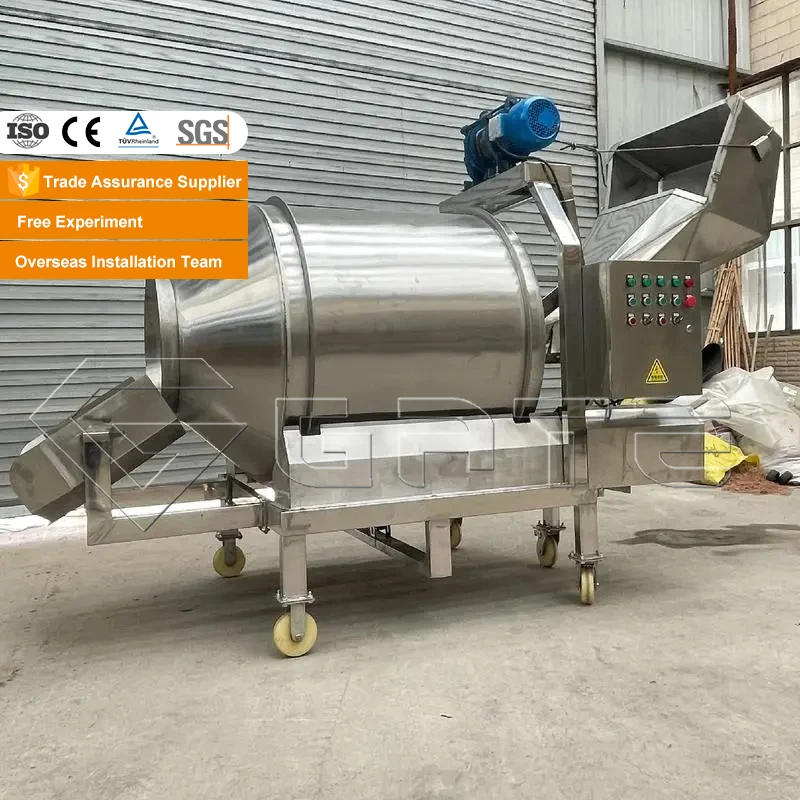 1500L Stainless Steel Rotary Drum Mixer Metal Chemical Powder Mixer