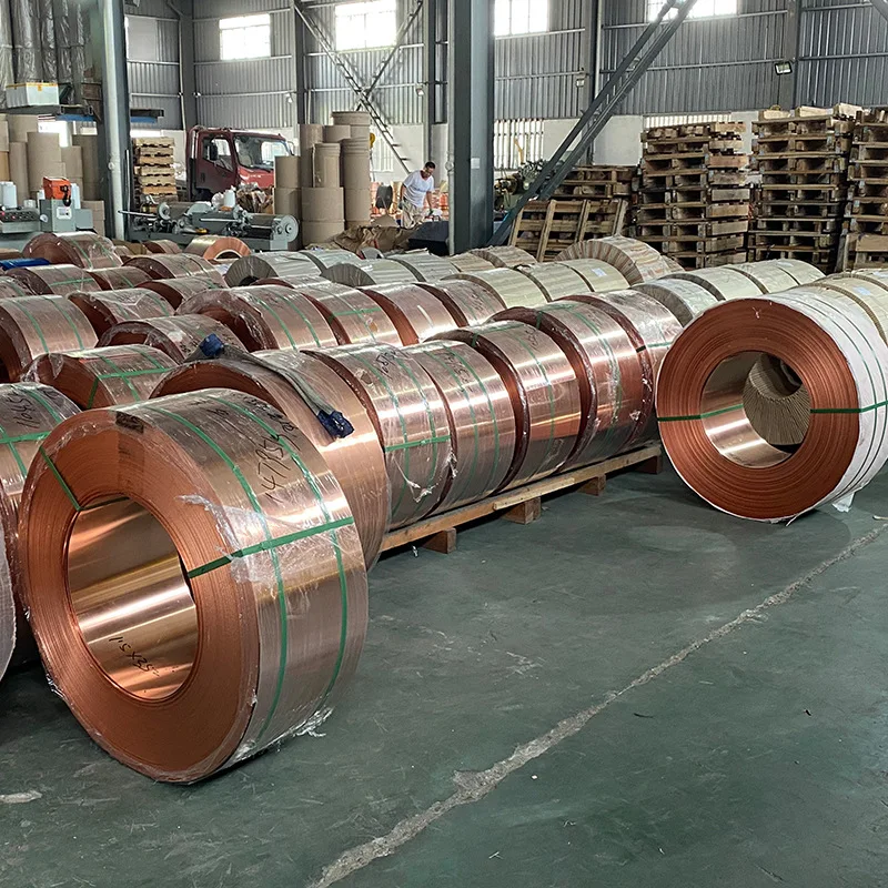 Manufacturer price 99.99% copper strips Bare Flat Copper Earthing Tape