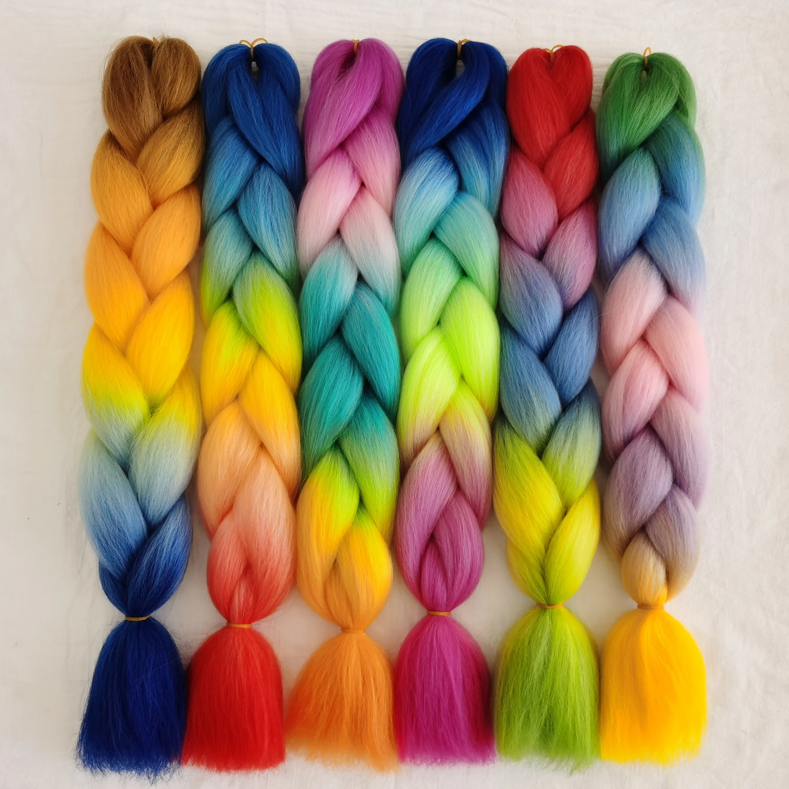 Jumbo Braid Hair 24 Inch Synthetic Hair Attachment for Briads Expression Extensions for Twist Box Crochet Braiding Hair for Girl