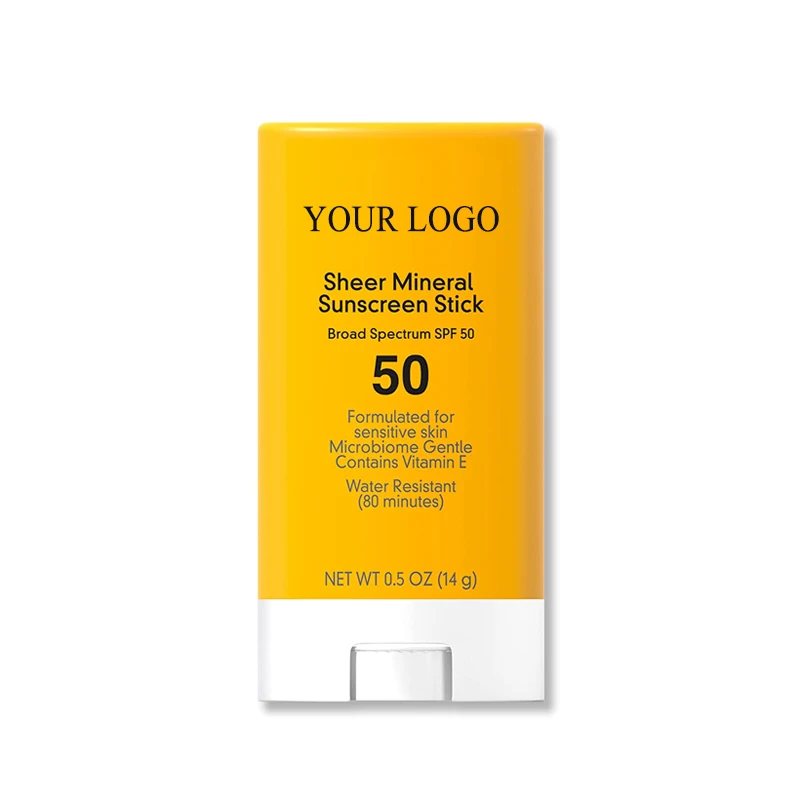 Natural Whitening Sunblock Solid Oil-Control Moisturizing Waterproof SPF 50 Sunscreen Stick For Face & Body