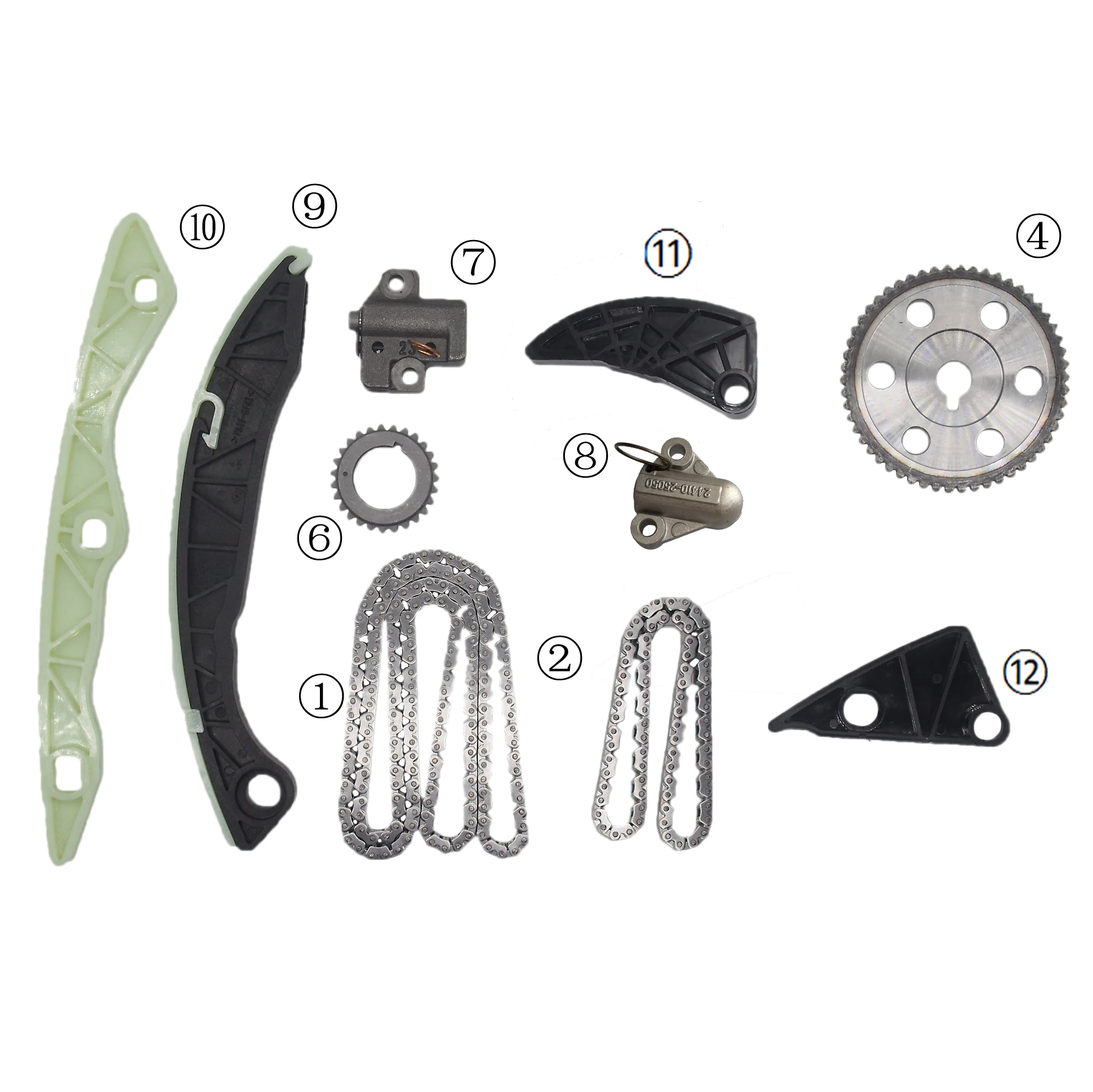 JT-1005-KIT комплект цепи ГРМ для G4KD 2.0L G4KE 2.4L