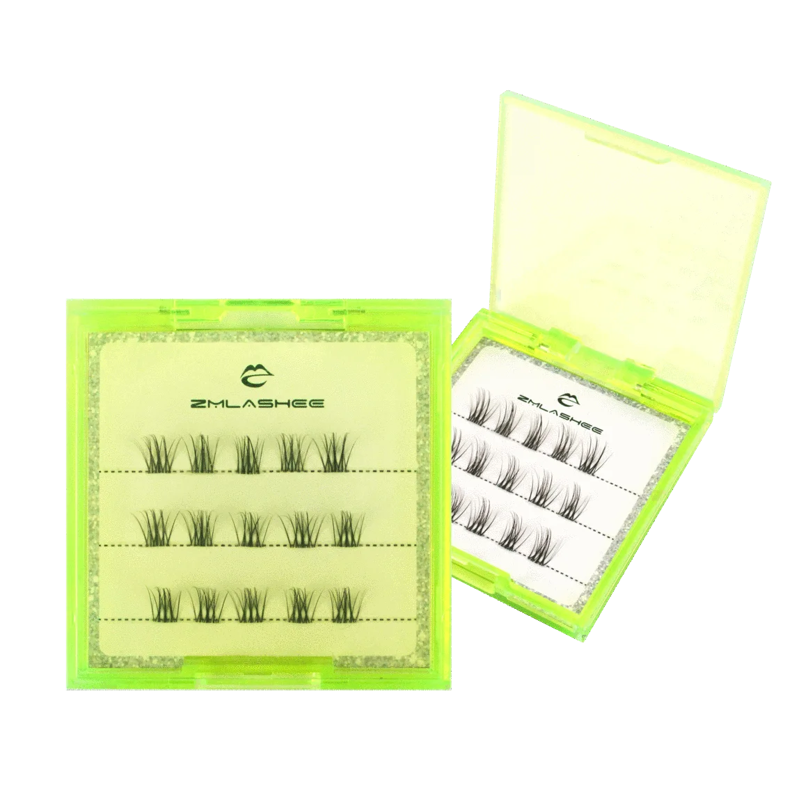 newest diy eyelash extension 3d effect glue bond diy at home eyelash lash cluster eyelash pre cut segment lash diy