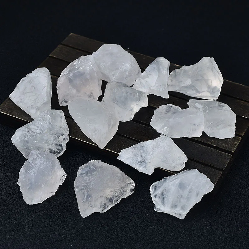 Wholesale Natural Rough Stone Reiki Raw Rock White Clear Quartz Crystal Mineral Healing Stones For Aquarium Decor GS003