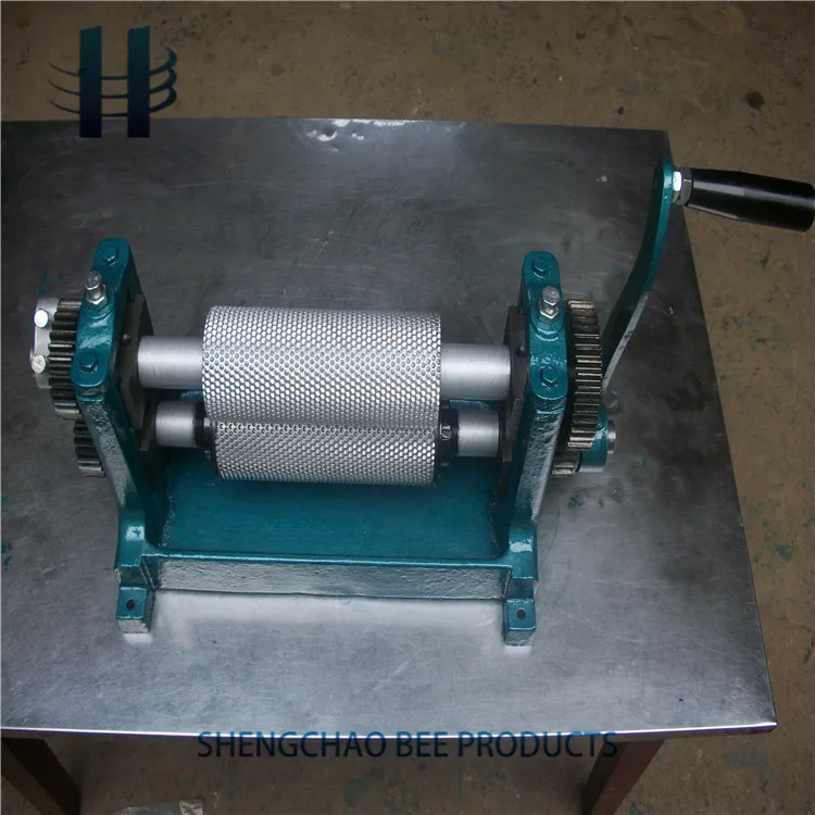 beeswax comb foundation roller mill machine bee wax foundation mill with aluminum alloy roller