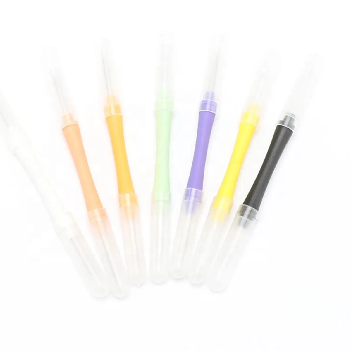 Colorful Acne Needle Detached Portable Skin Care Tool Blackhead Pimple Removal Extractor Double Head