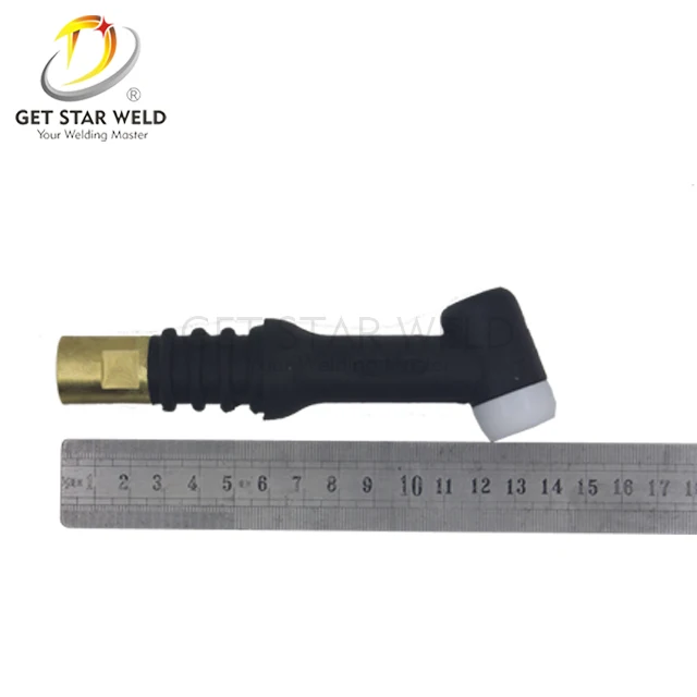 Get Star Weld 200 amp watercooling gas valve flexible tig welding torch body head handle