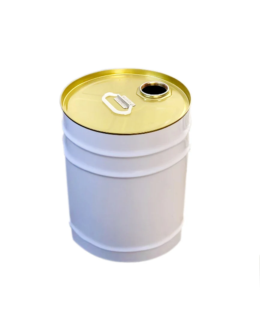 factory 20 Litre Round Metal Bucket Tinplate Can Drum plastic Lid For paint Motor Oil plain color printed design