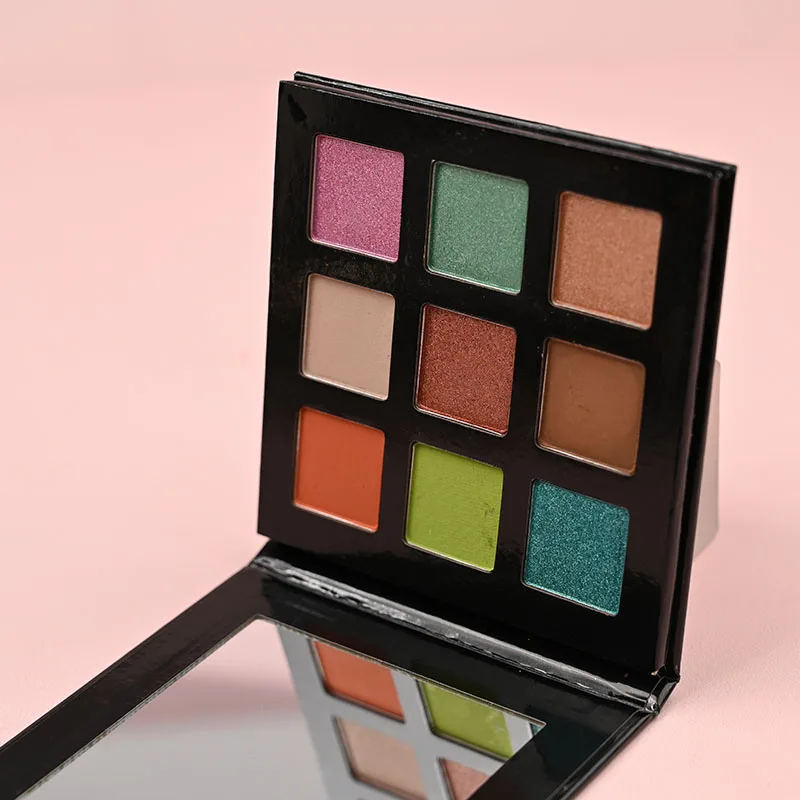 Best Selling Eye Shadow Cosmetics Wholesale Makeup Matte Glitter Eyeshadow 9 Colors Eye Shadow Palette