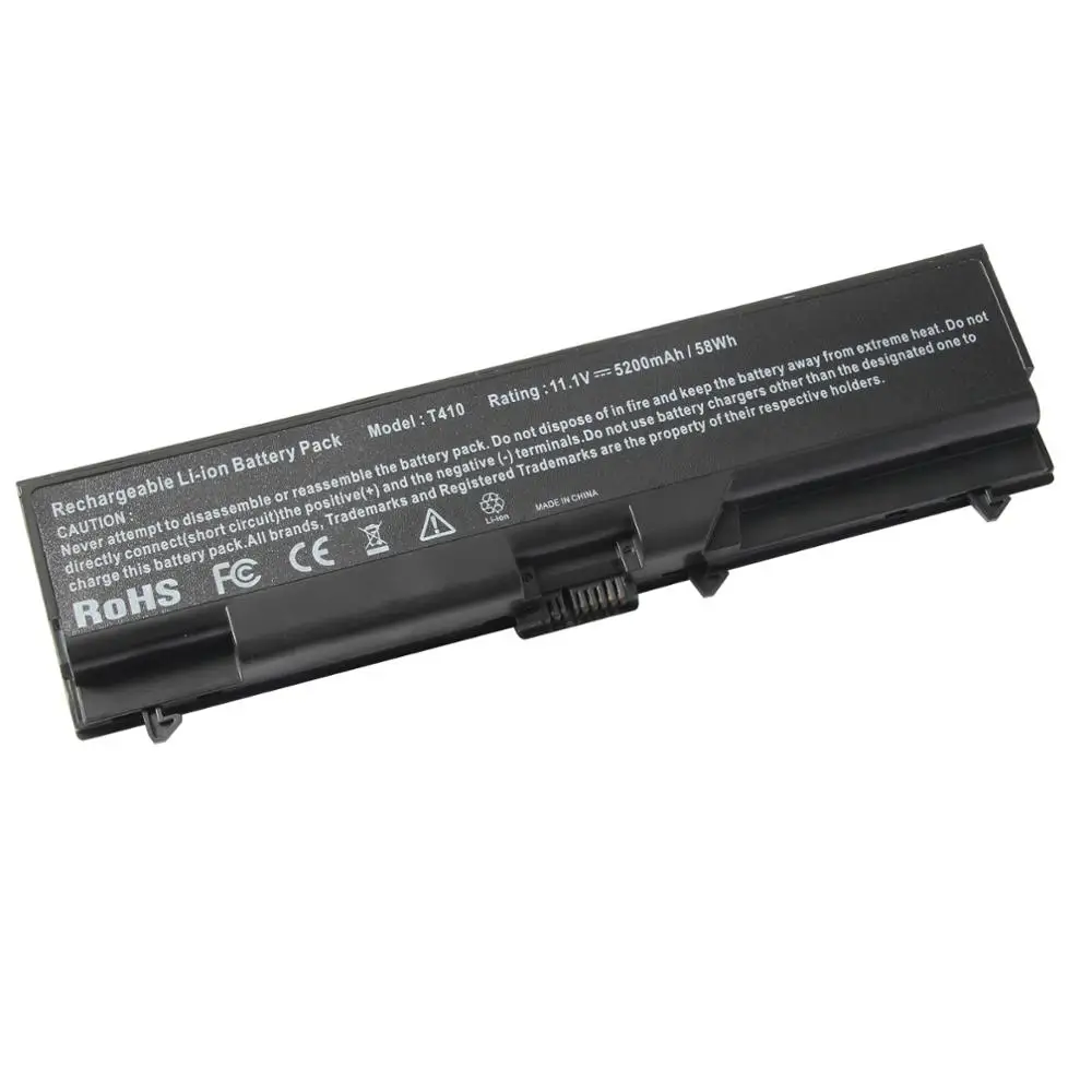 T410 laptop battery of 11.1V 4400mAh for Le novo ThinkPad 6 Cells T510 42T4792 42T4793 42T4235
