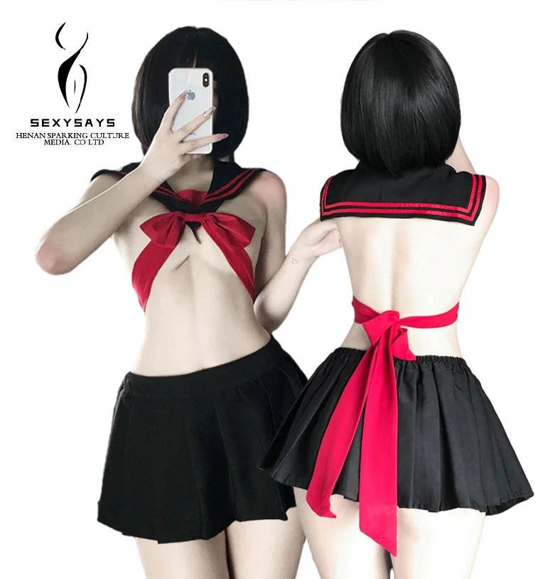 Горячая Распродажа сексуальная школьная одежда с утечкой груди студенческий костюм очень короткая юбка форма соблазнительное сексуальное нижнее