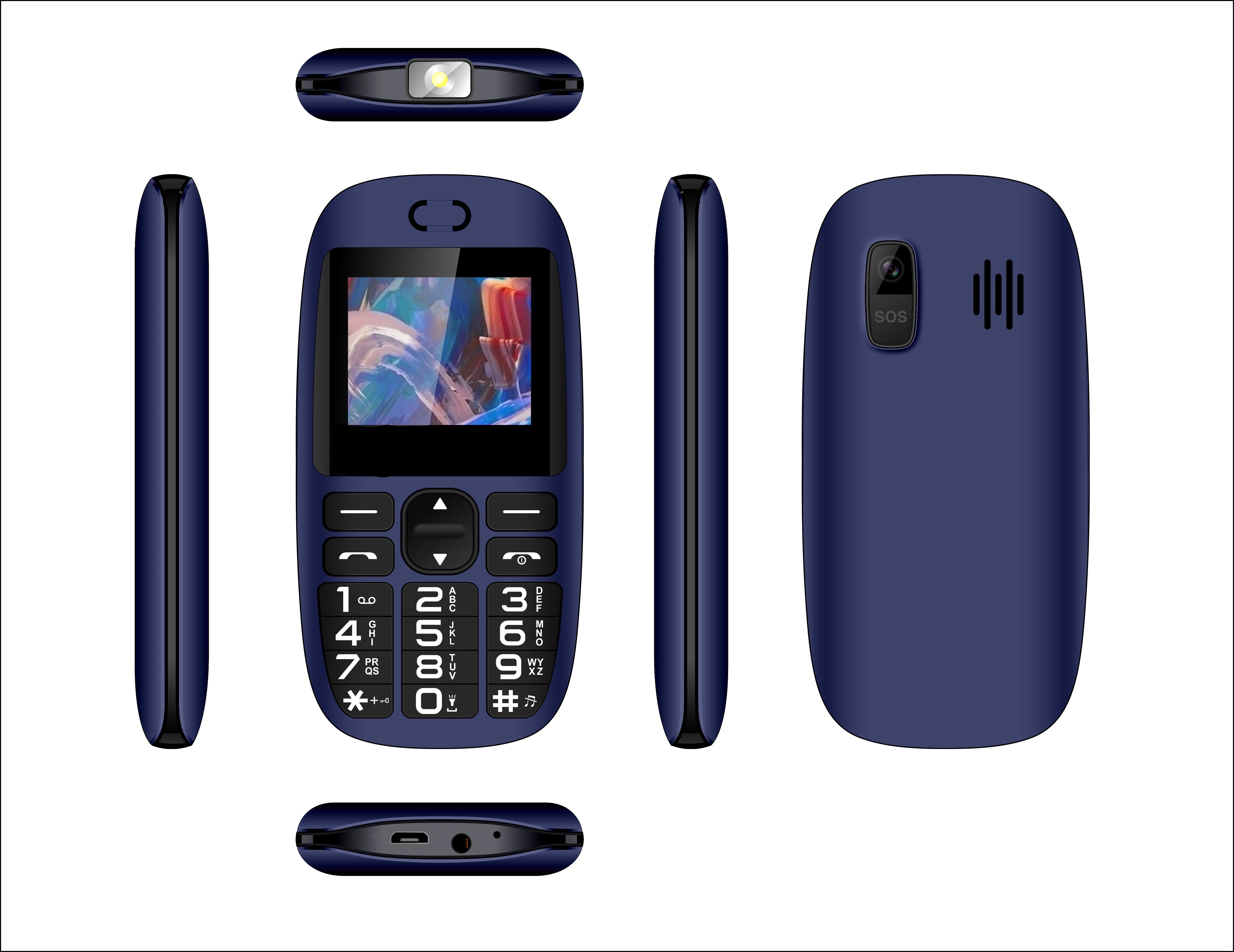 Exclusive model OEM 1.77Inch 2g gsm keypad mobile phones very small handy phone original unlocked feature phone for elderly kids