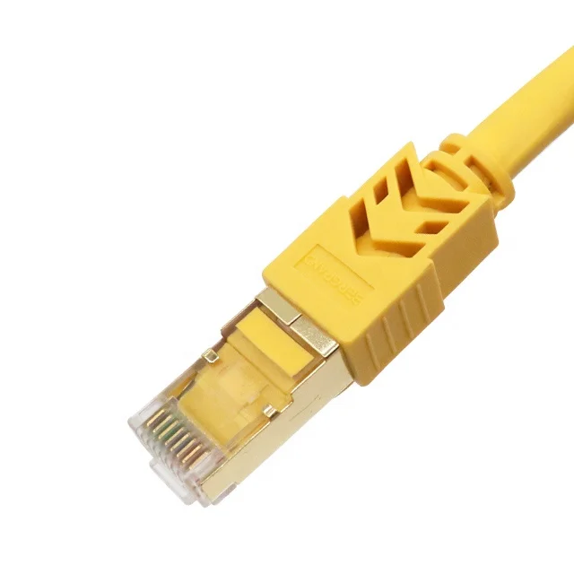 High speed New China Round Cat8 Rj45 SFTP SSTP Patch Cord Ethernet Network Cable 1M 2M 3M Patch Cord Price