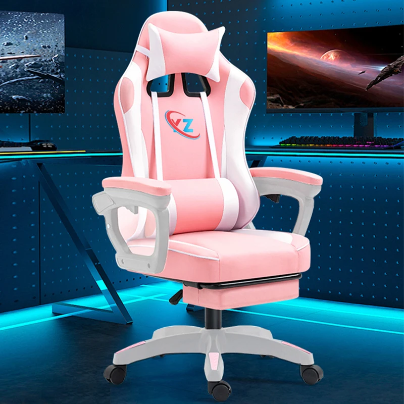 2024 New High Quality Pc Racing Computer Reclining Leather Ergonomic Gaming Chair With Footrest