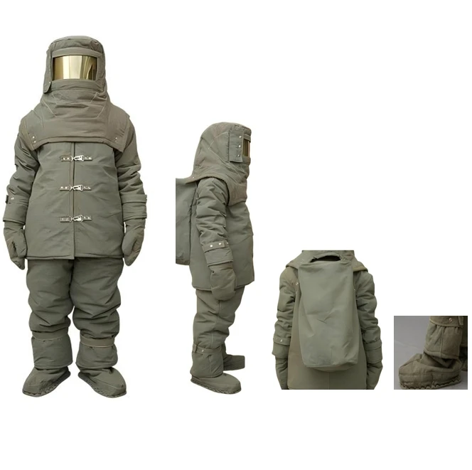 Steel & Aluminum Industry Fireproof Suit Protective Cotton Clothing Heat-Resist Anti-Static Anti-Cut Lightweight