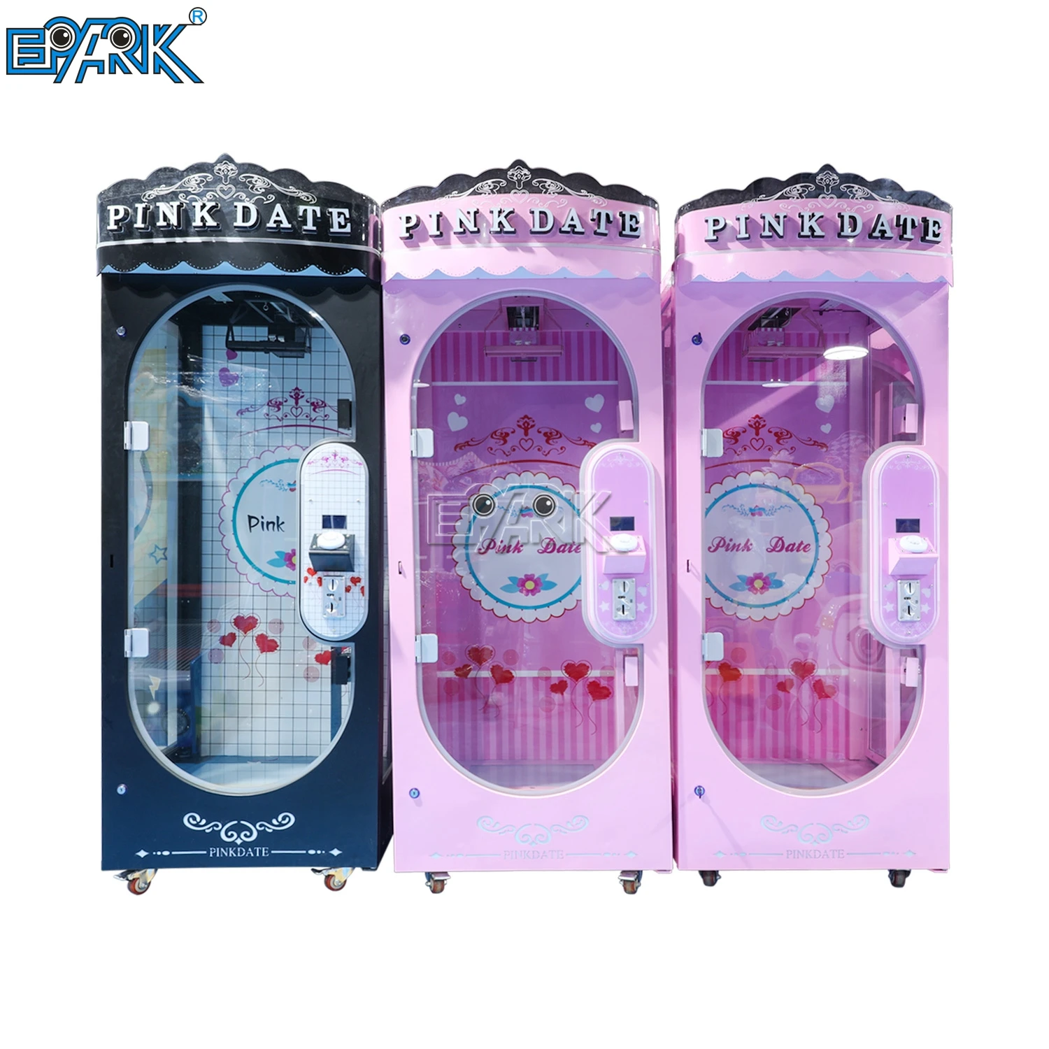Coin Operated Arcade Pink Date Cut Your Price Claw Gift Game Machine Toy Vending Claw Machine