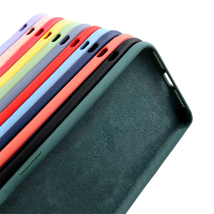 For iPhone 11 12 Pro X XR Case Luxury Original Liquid Silicone Soft Cover Max Shockproof Phone Case For iPhone 14 13 Pro X XR XS