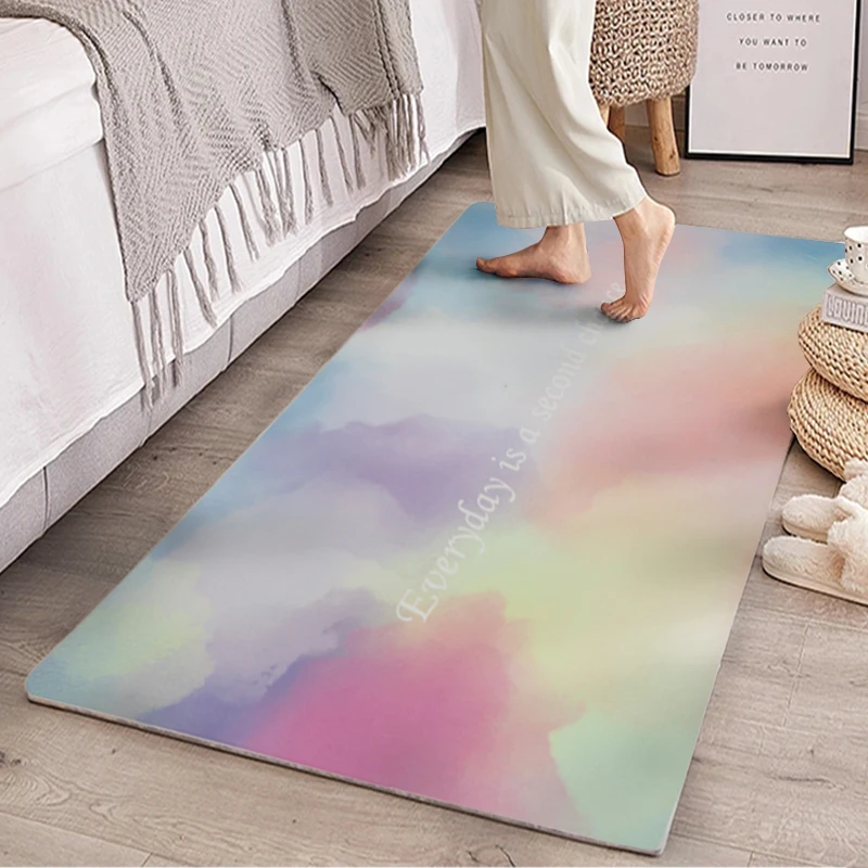 SHENGDE Custom Bedroom Living Room Fluffy Kitchen Rug Wholesalers Commercial Carpet Custom Logo Dining Room Area Rug
