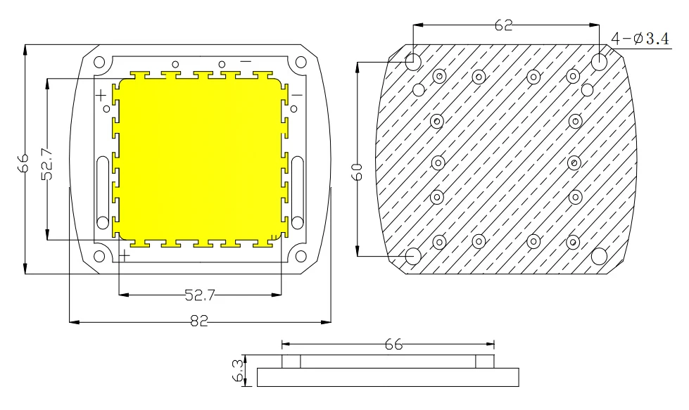 Микросхема COB для живой заливки, якорь, прямая трансляция, атмосферный свет, светодиодный светильник для помещений, высокая люменная лампа Bridgelux cob, 500 Вт, Белый светодиодный чип