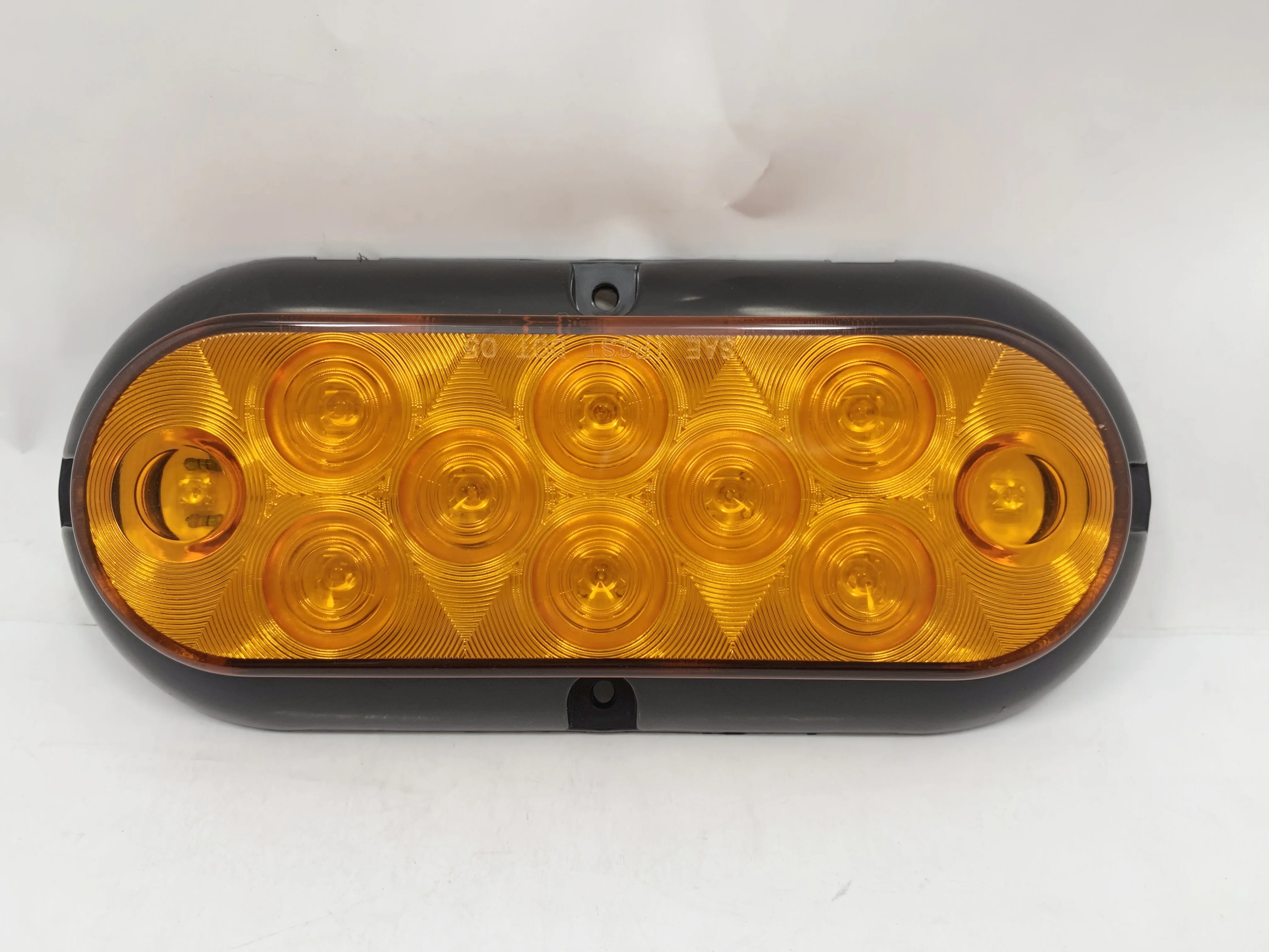 Waterproof 6inch pval sealed stop turn tail brake marker led truck trailer light kit w/grommet plug, mounting brackets