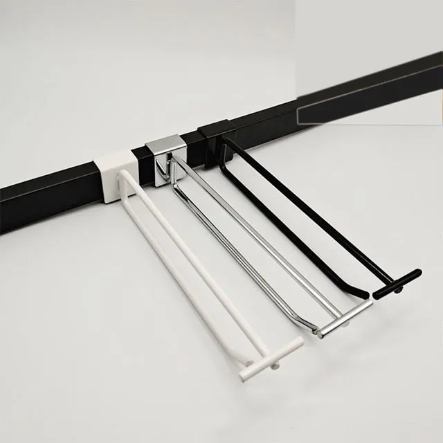 Metal Tube Hook chrome supermarket exhibition double design