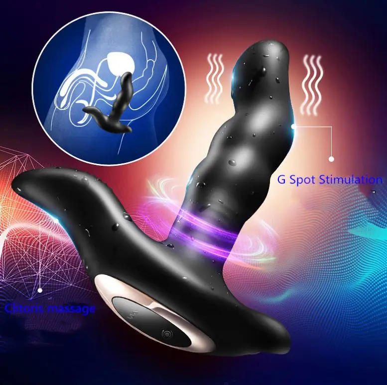 Wireless Remote Control Butt Anal Plug Vibrator Prostate Massage G-spot Anus Stimulation Vibrating Adult Love toy Sex Products