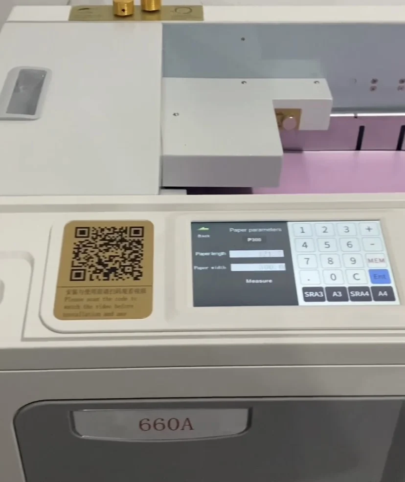 2024 New Arrival Automatic Feeding Digital High Speed Paper Creasing Perforating Machine With Servo Motor