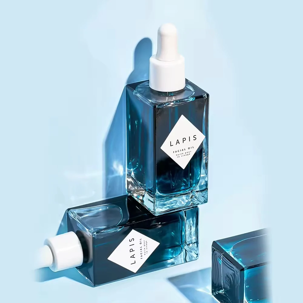 Private Label Organic Multi Use Oil Whitening Soothing Dry Skin Blue Tansy Oil Lapis Facial Oil