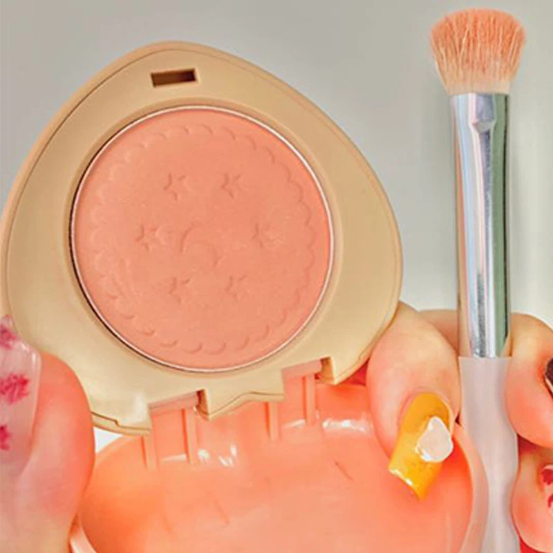 private label custom logo high quality fancy blush palette blush palette blusher heart blush palette