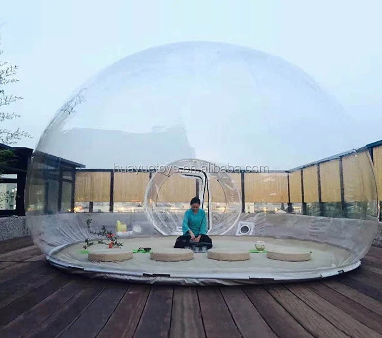 Наружная 360 градусов новая палатка Glamping Igloo для сада гостиницы укрытия прозрачная Рождественская надувная пузырьковая рекламная купольная