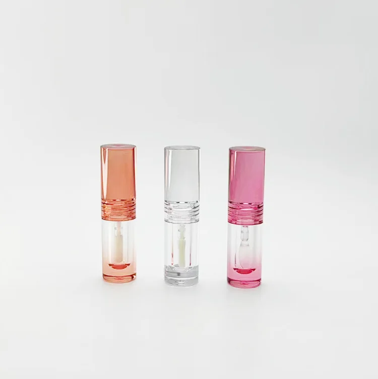 1.5ml wholesale Plastic lipstick tube liquid eyeliner bottle Clear lip gloss tube