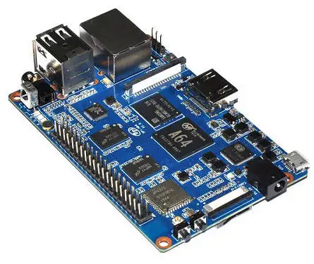 Banana Pi BPI-M64 четырёхъядерный 64-разрядный процессор с открытым исходным кодом компьютер макетная плата