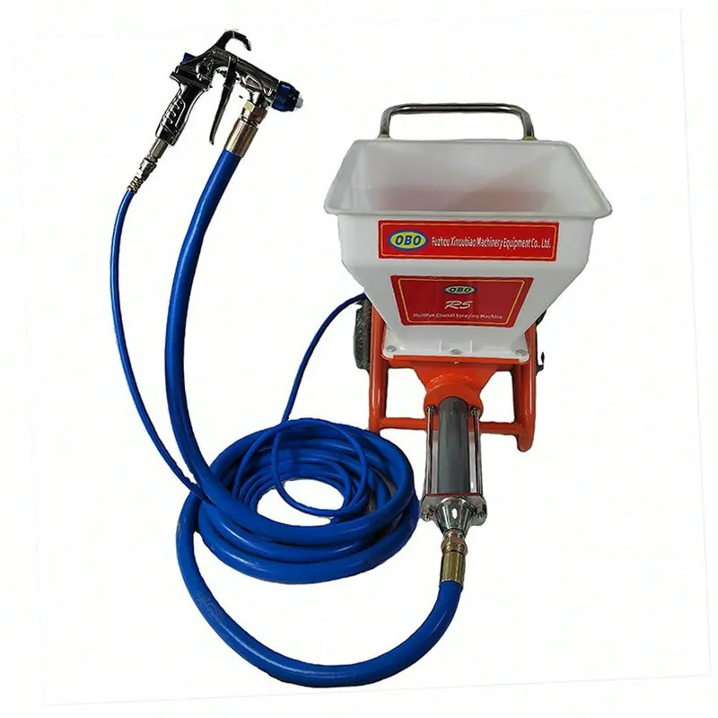 OBO R5 Real Stone Paint  Spray sprayer Electric durable cheap mini Portable pneumatic Real Stone Paint  Spray gun from china