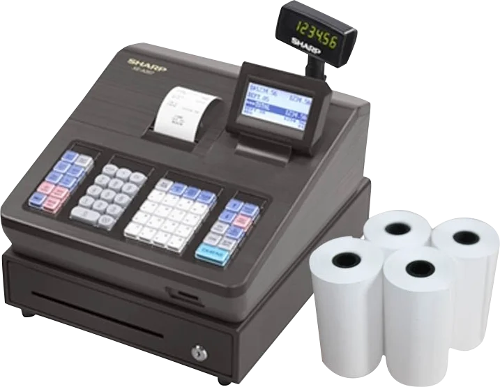 Factory supplier bpa free thermal paper rolls 80 x 80mm thermal cashier paper