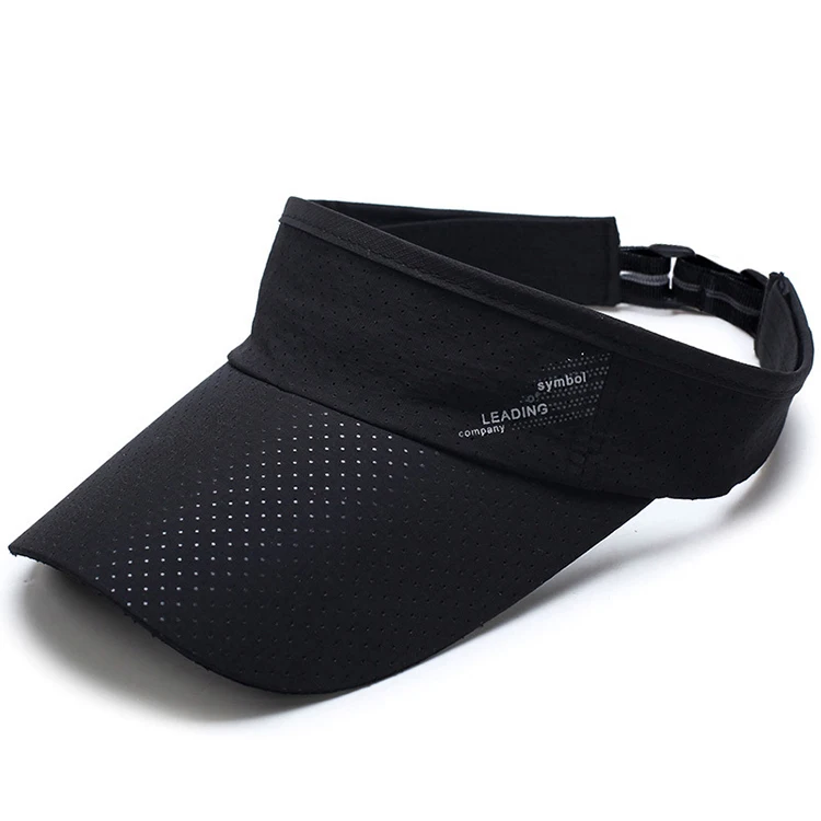 Custom Logo Sun Visor Hat Embroidery Print Empty Top Golf Visor Cap viceras deportiva para el sol viseira sunvisor