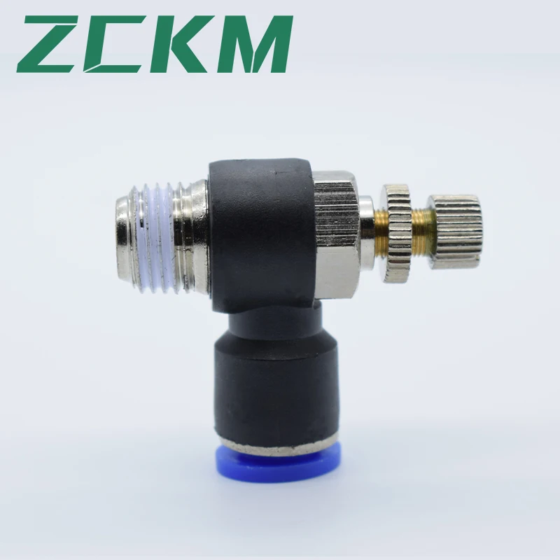Brass with plastic material  pneumatic connector types Pneumatic  Elbow 90 Degree SL Control Valve