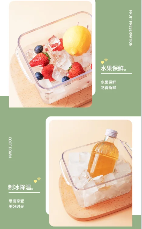 Custom Logo Easy-release Elastic Round Square Silicone Tray Ice Maker With Lid Kitchen Custom Silicone Ice Cube Tray