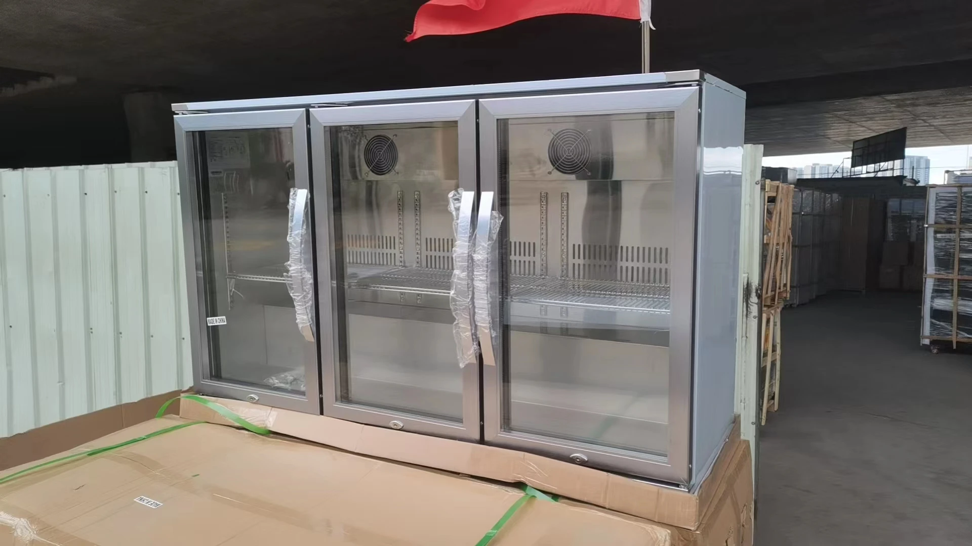 Glass door small Wine Display Cabinet wine cooler