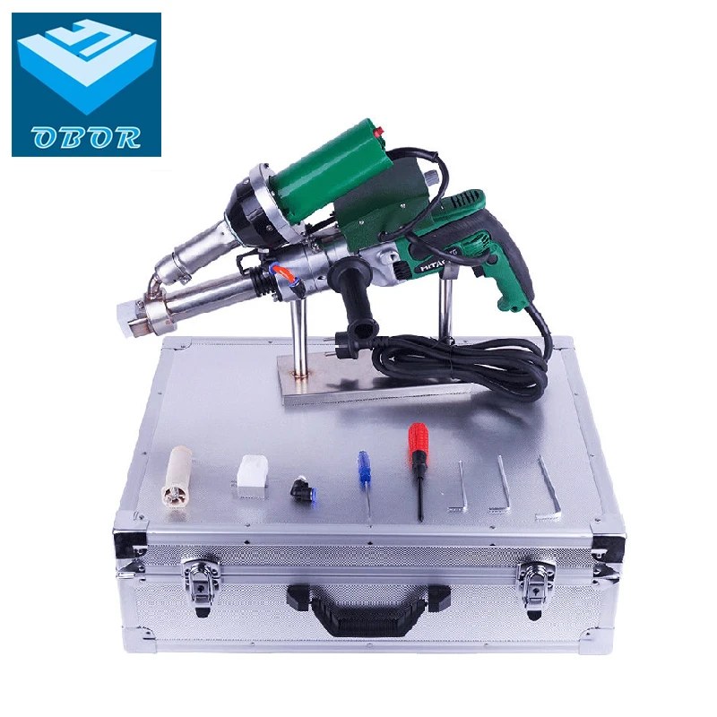 Pp Pe Pvc Plastic Rod Hand Held Extruder Extrusion Welding Welder Machine GW600