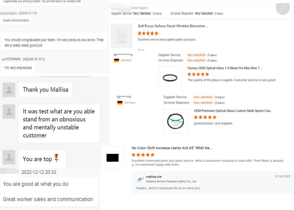 OEM Custom Camera  Filter Len Photography UV ND GND Polarized CPL  VND2-5 Mist Diffusion Special effect Camera  Lens  Filter