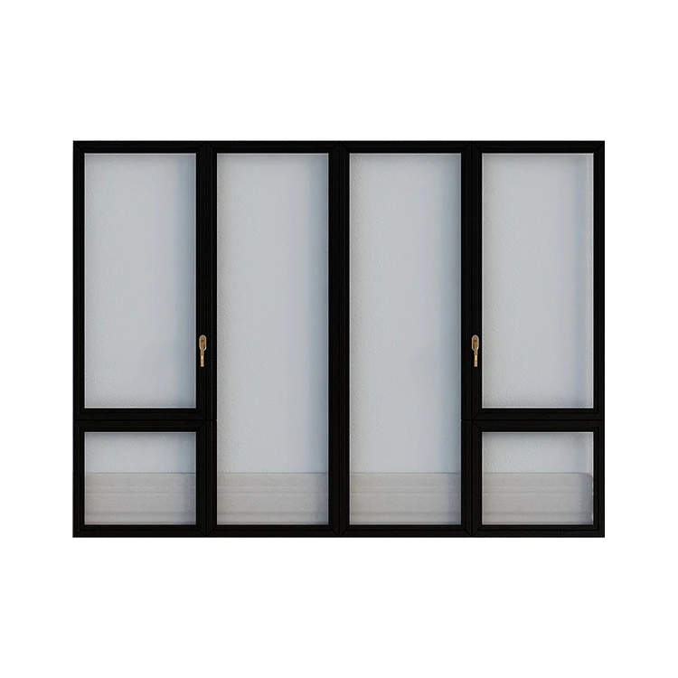 uPVC PVC plastic double glazed Windows soundproof hurricane-resistant casement Windows